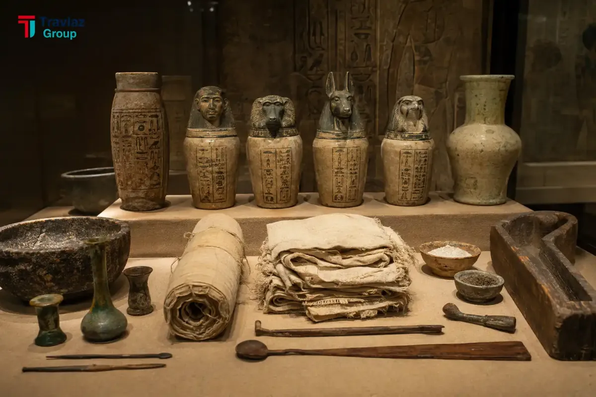 Ancient Egyptian Mummification Artifacts