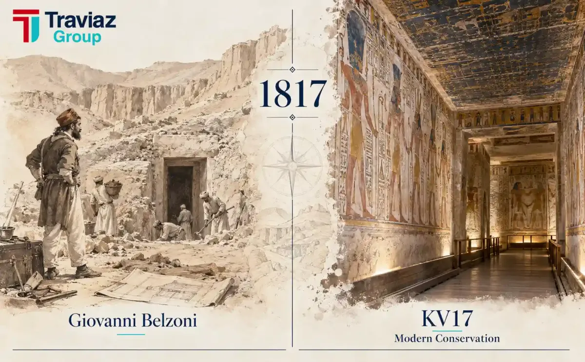 Belzoni Discovery of KV17