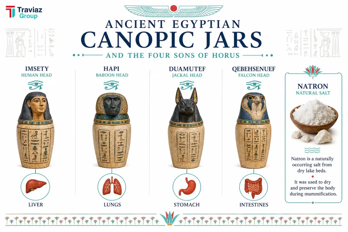 Canopic Jars & The Four Sons of Horus