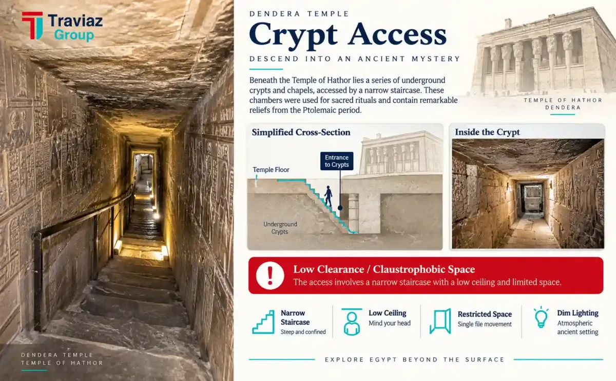 Dendera Temple Crypt Access