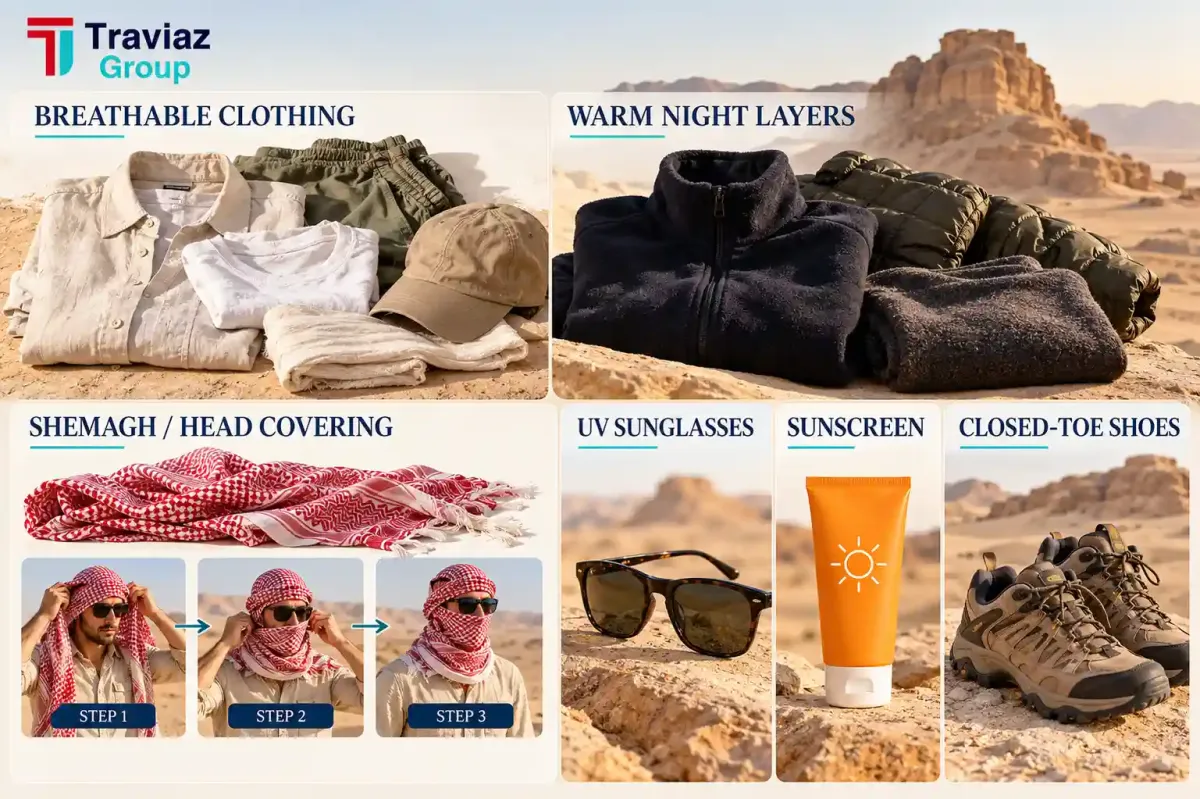 Egypt Desert Safari Packing List