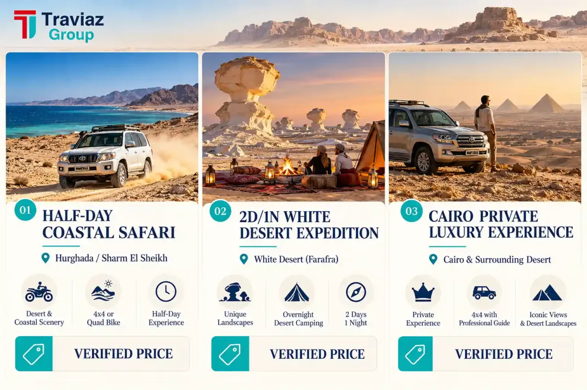 Egypt Desert Safari Tour Comparison