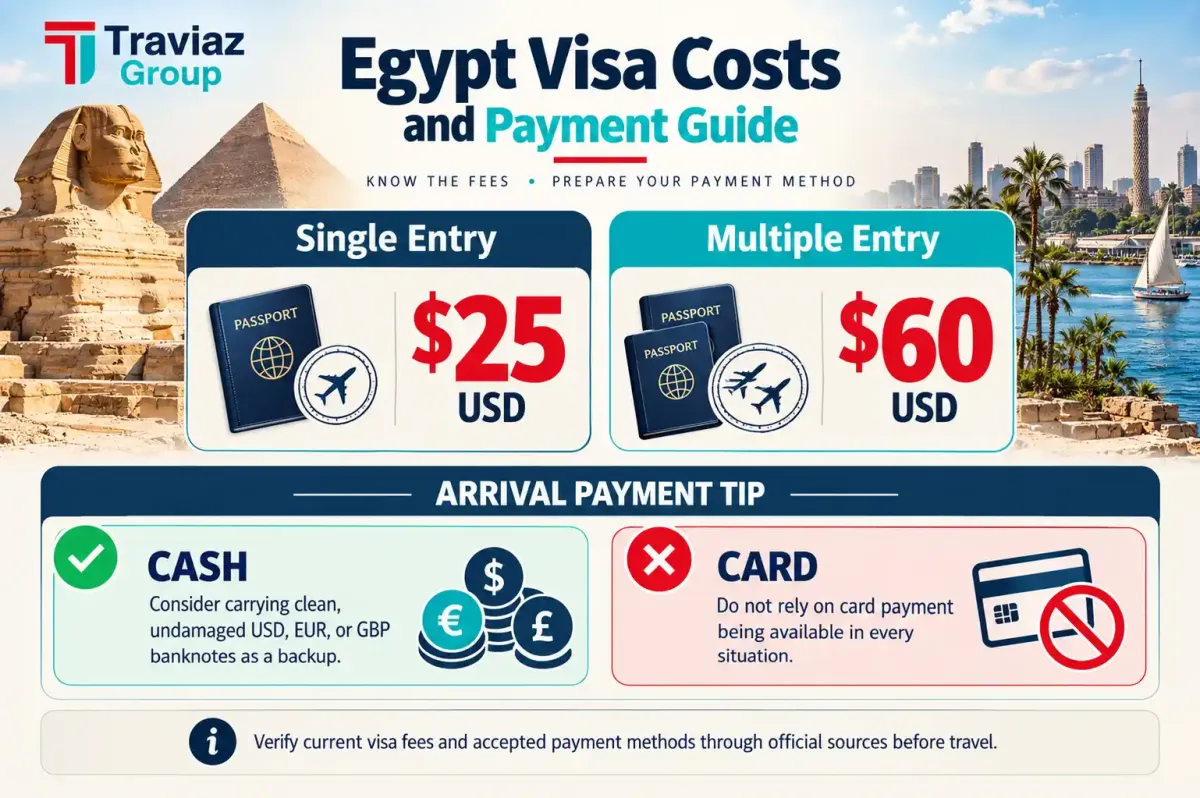 Egypt Visa Costs and Payment Guide