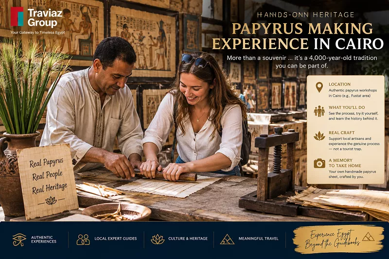 Experience an Authentic Papyrus Making Tour in Cairo