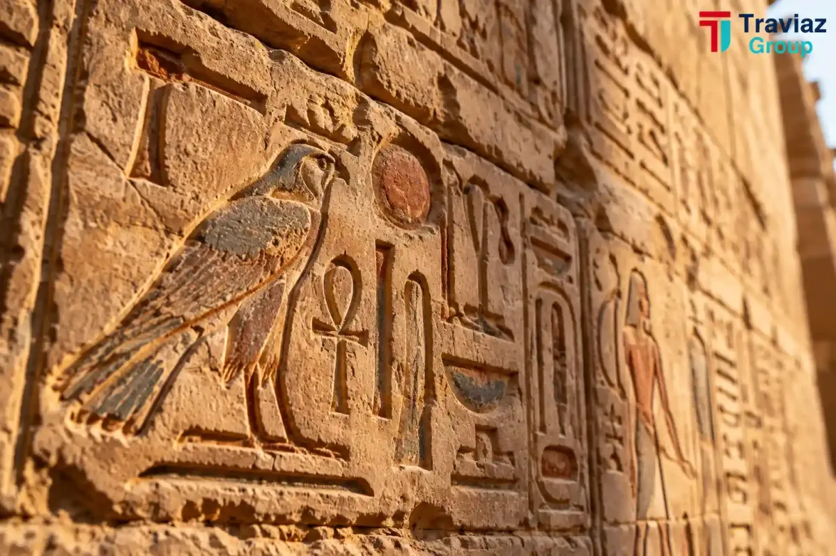 Karnak Temple Hieroglyphics Details