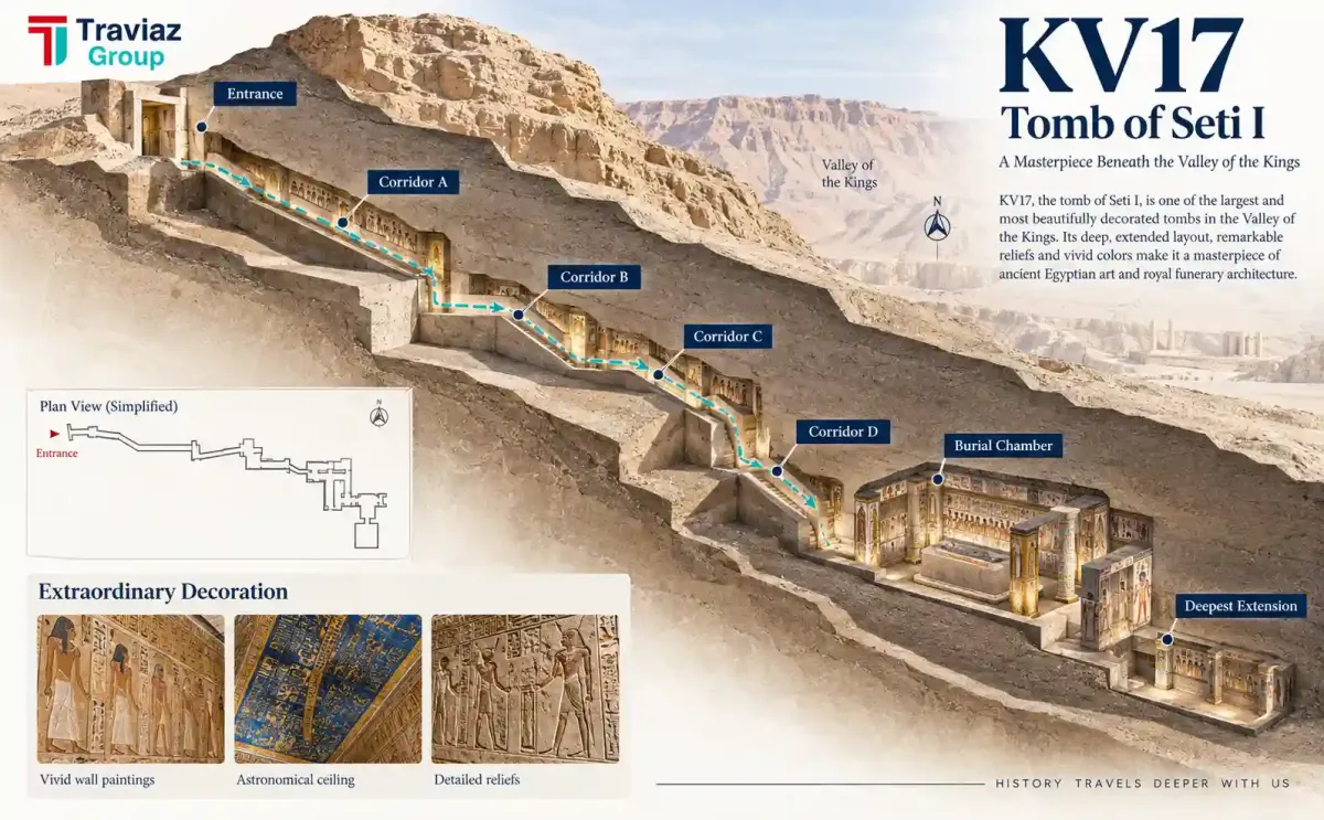 KV17 Architectural Cross Section