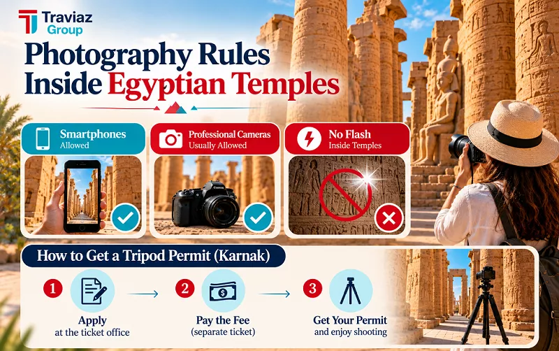 Photography Rules Inside Egyptian Temples 