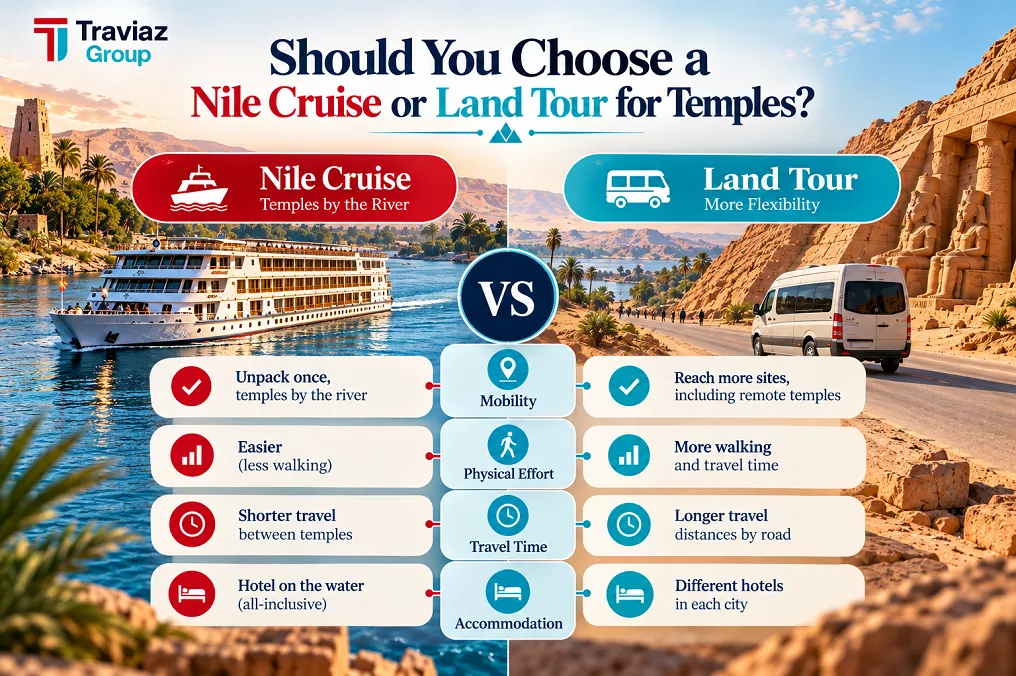Nile Cruise vs. Private Land Tour