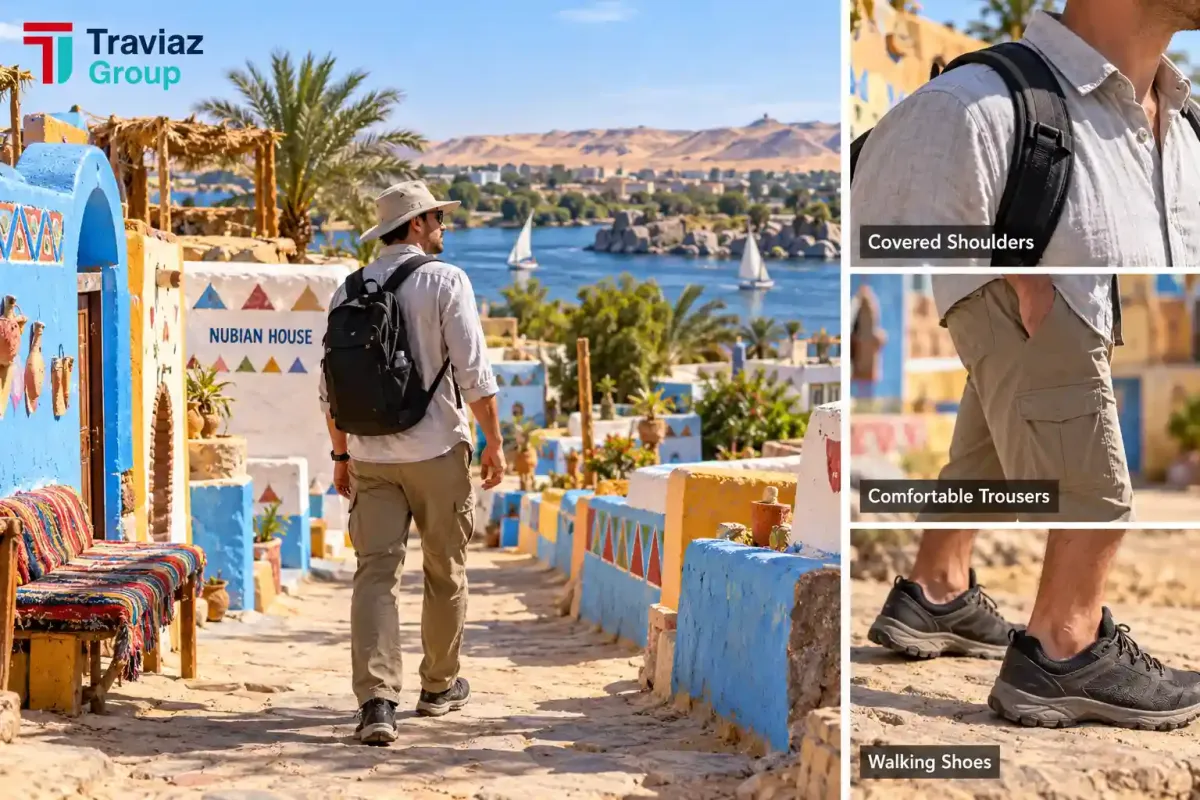 Nubian Village Modest Travel Outfit