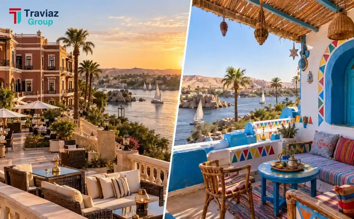 Old Cataract Hotel vs Nubian Guesthouse