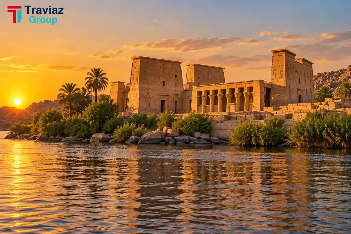 Philae Temple Golden Hour