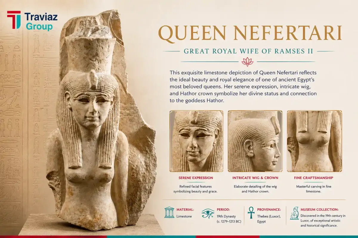 Queen Nefertari Tomb Fresco