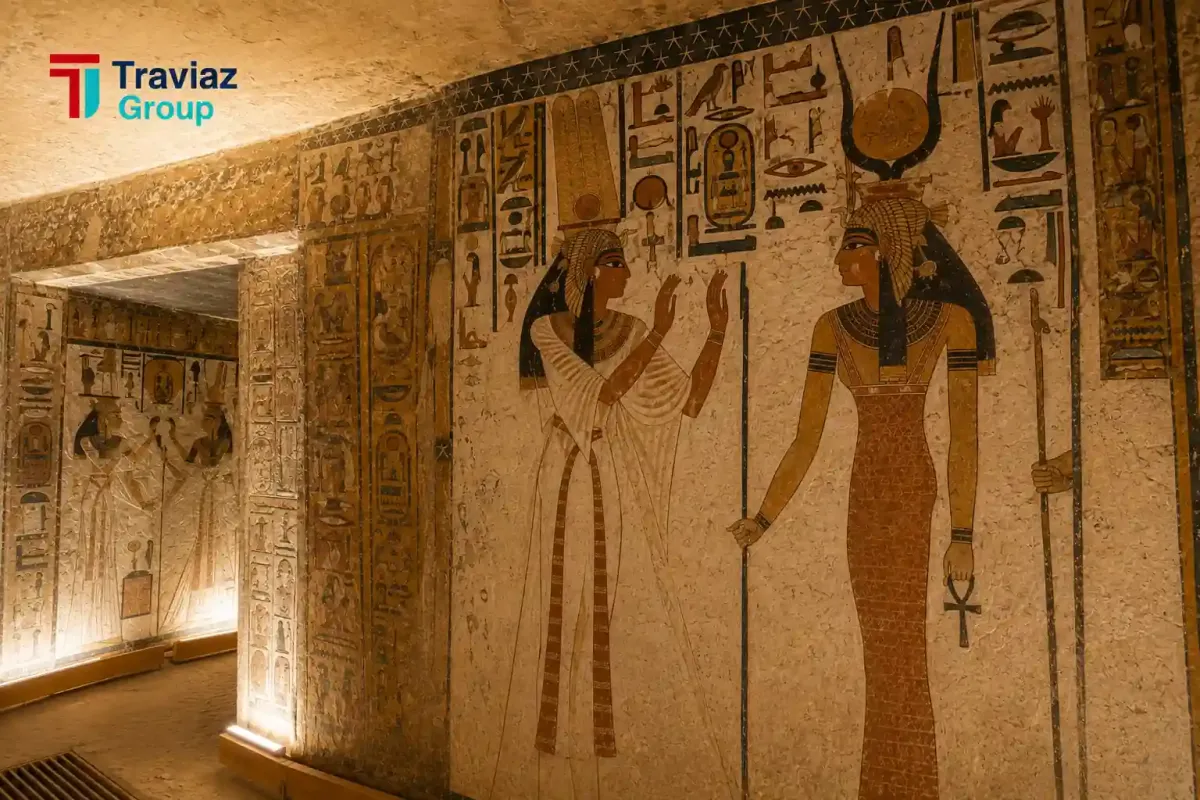 Queen Nefertari Tomb Interior QV66