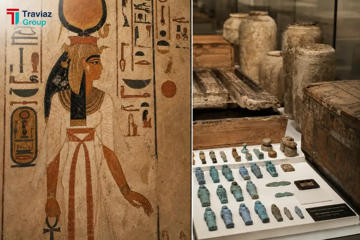 Queen Nefertari Wall Painting