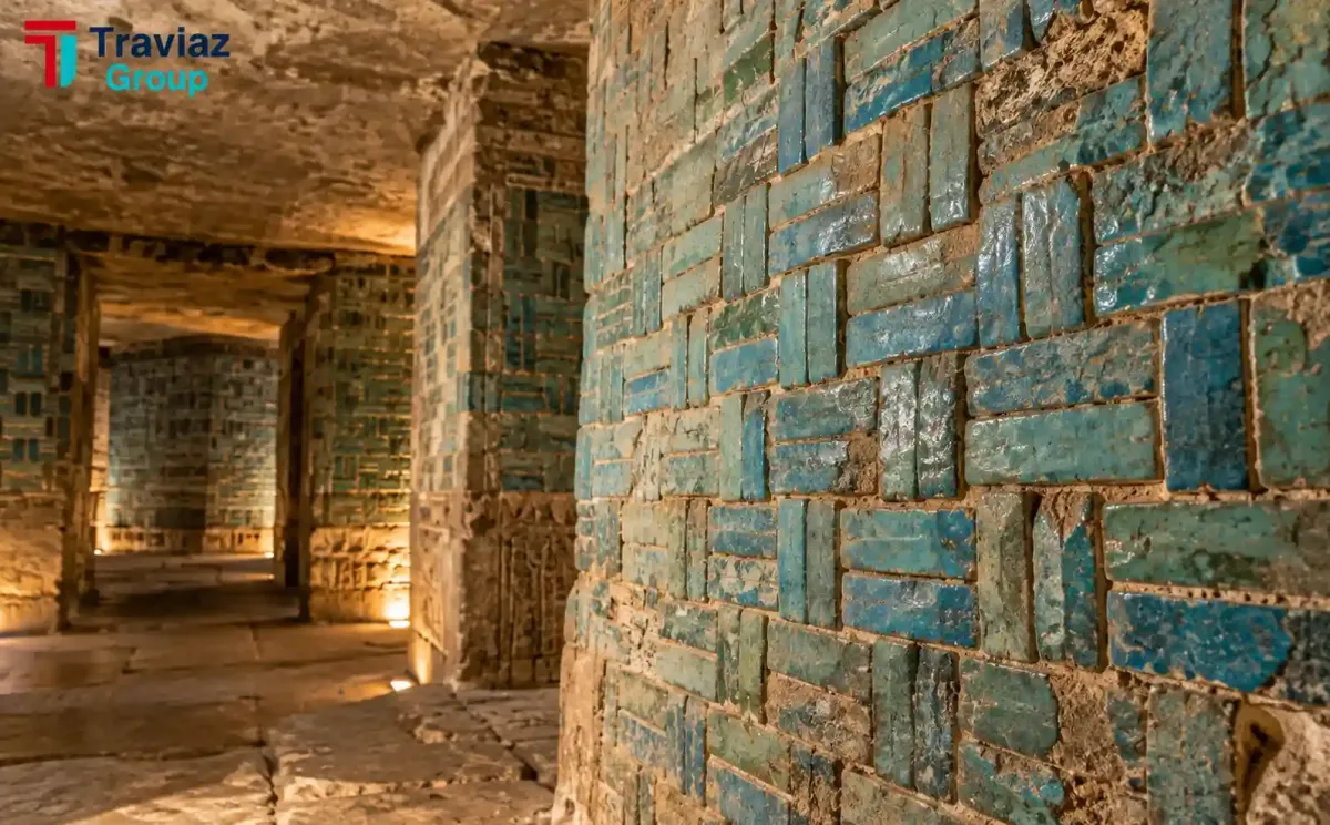 Saqqara Blue Faience Tiles