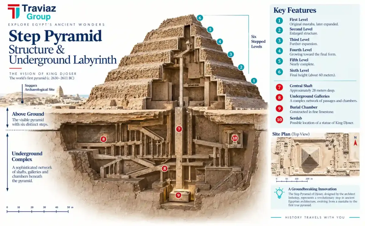 Step Pyramid Underground Labyrinth