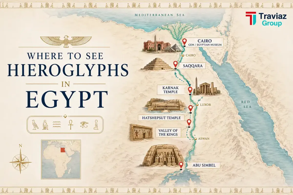 Where to See Hieroglyphs in Egypt